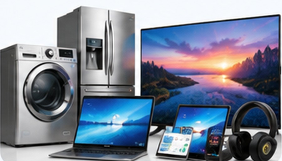 Home appliances, television, and personal electronics